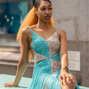 professional pinstripe blazer